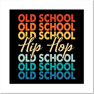 Old School Hiphop T shirt For Women Posters and Art